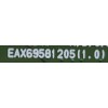 MAIN PARA TV LG 4K·UHD·HDR SMART TV / NUMERO DE PARTE EBU66759002 / EAX69581205 / 66759002 / EAX69581205(1.0) / PANEL NC430TQG-ABKH7 / DISPLAY HV430QUB-F7D / MODELO 43UQ8000AUB / 43UQ8000AUB.BUSFLJM